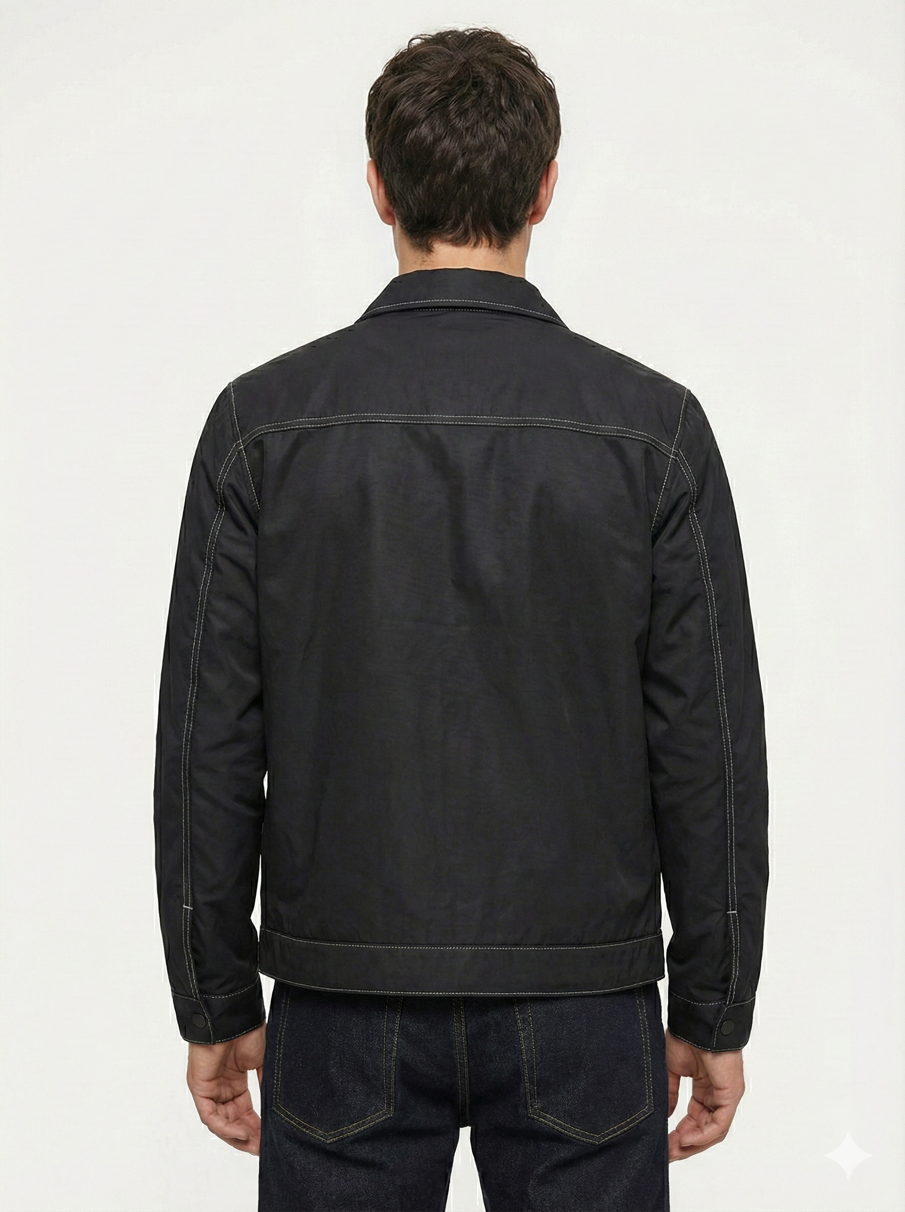 LODSMAK Men’s Classic Black Lightweight Jacket