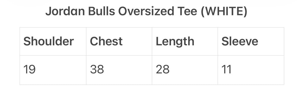 Jordan Bulls Oversized Tee