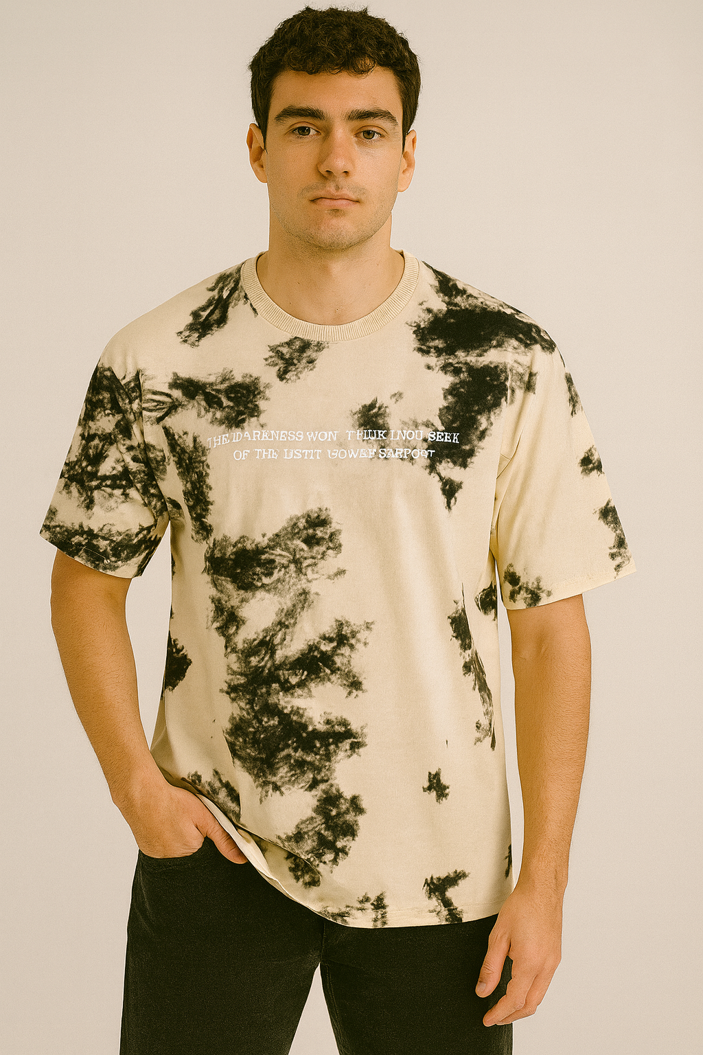 I EXIST Oversized Graphic Tee