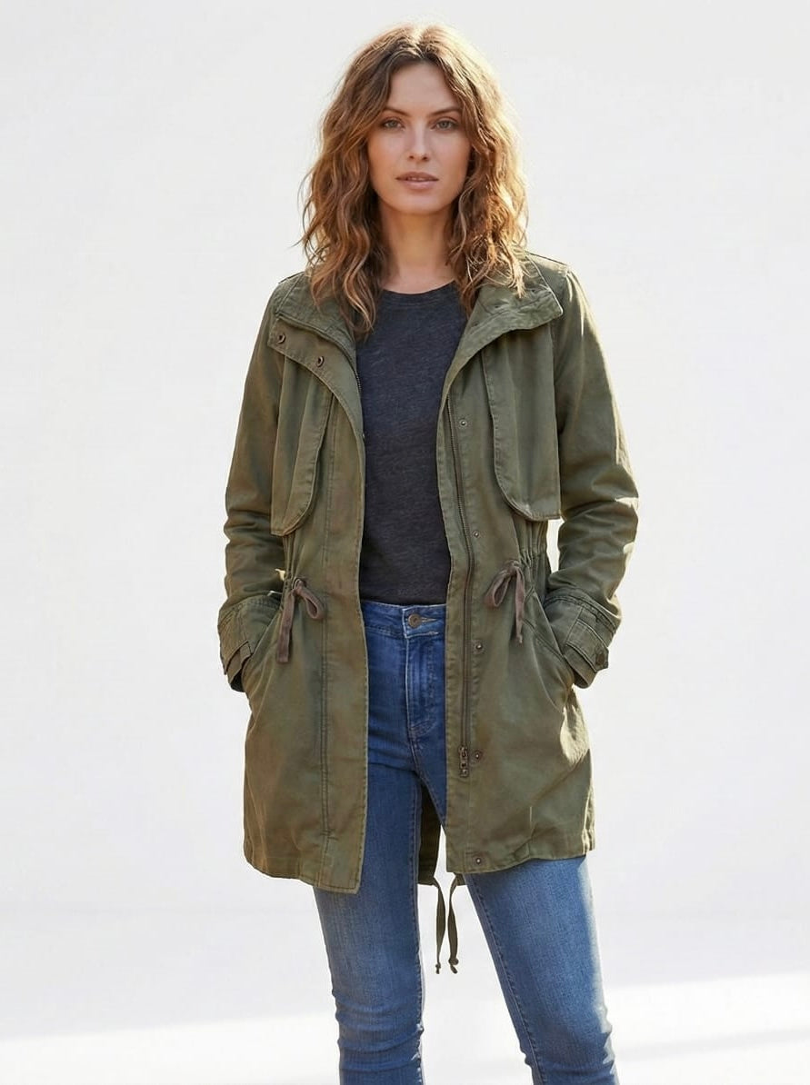 Olive Green Women’s Utility Jacket